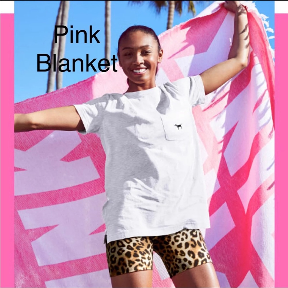 Pink festival blanket